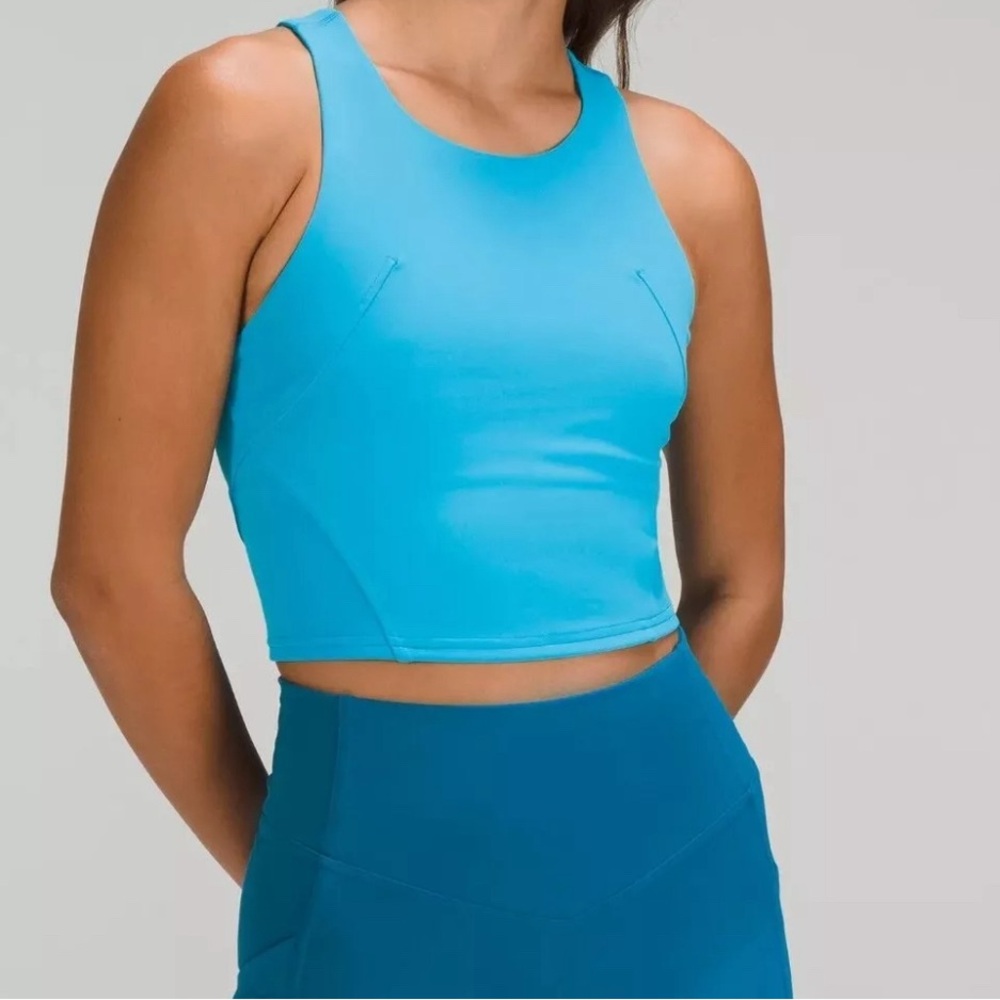 Women Lululemon Wunder Train Racerback Turquoise Tide  Size 6